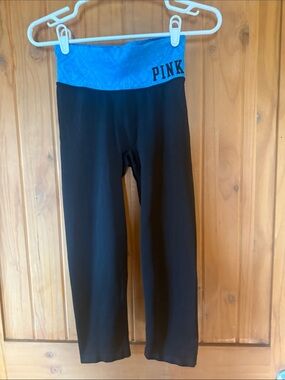 Pink Victoria’s Secret yoga capris leggings